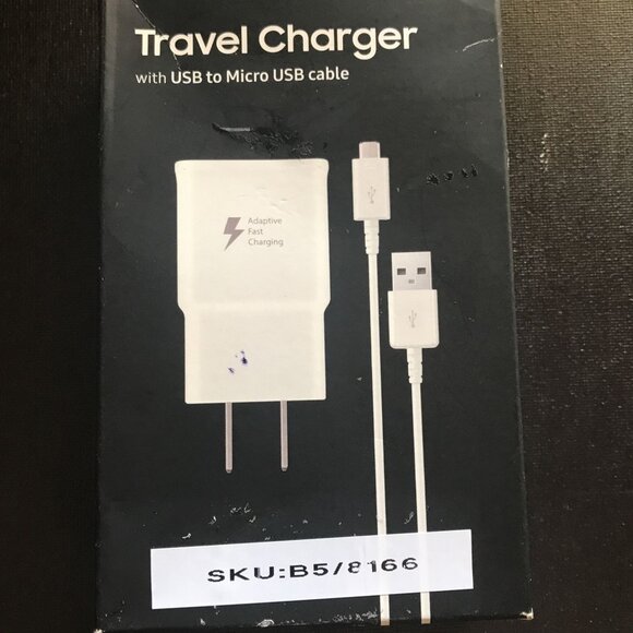 Samsung Travel Charger Fast Charge USB to Micro USB Cable - White - Picture 1 of 1